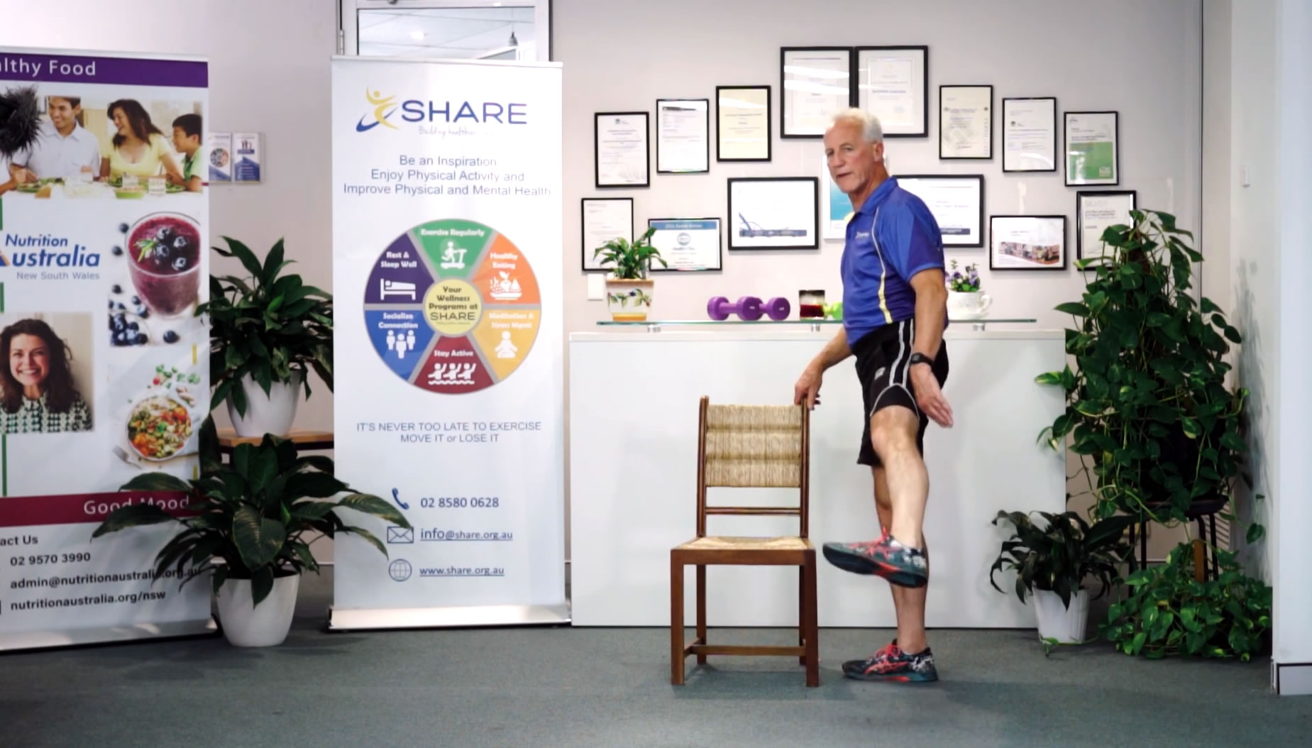 Companion walking and balance support